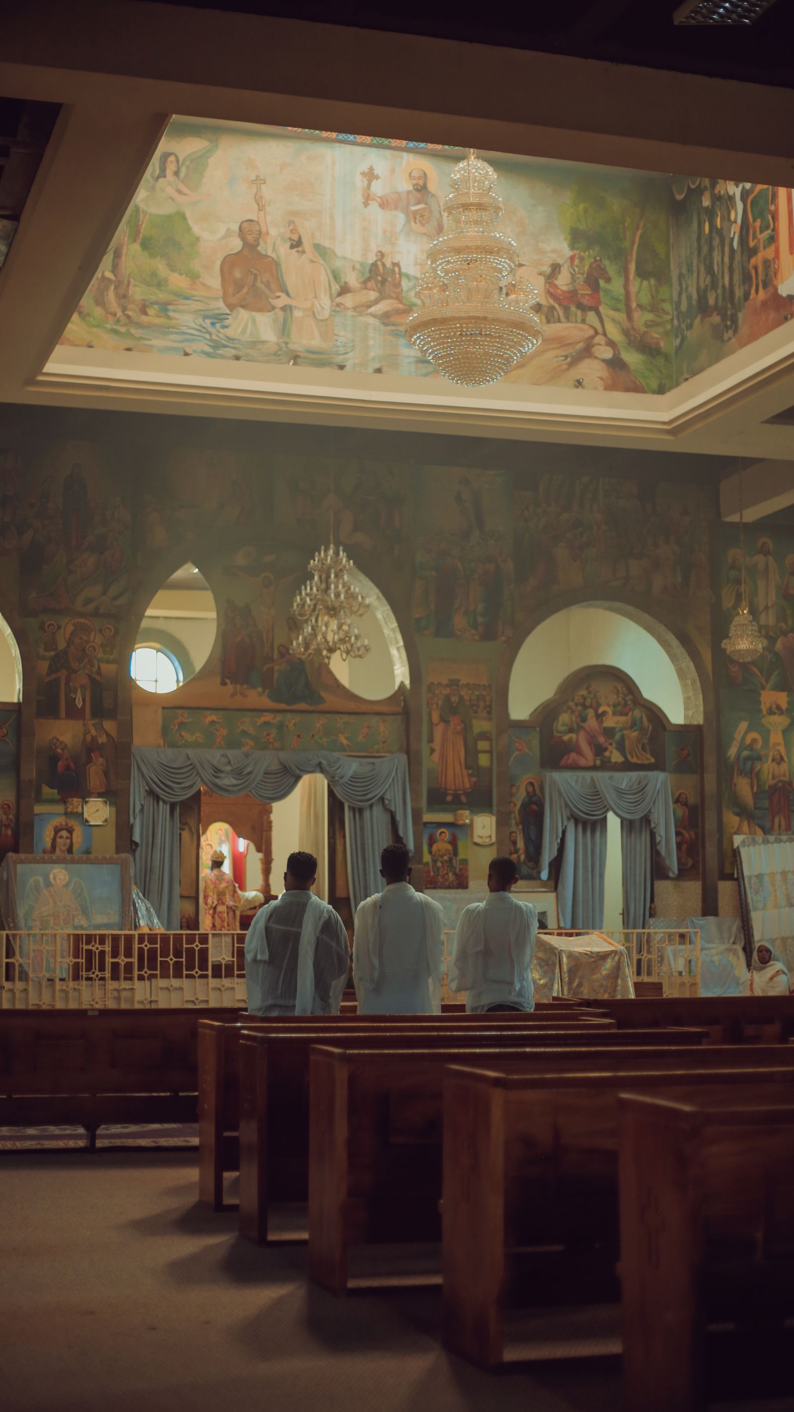 Icon Painting on Goatskin